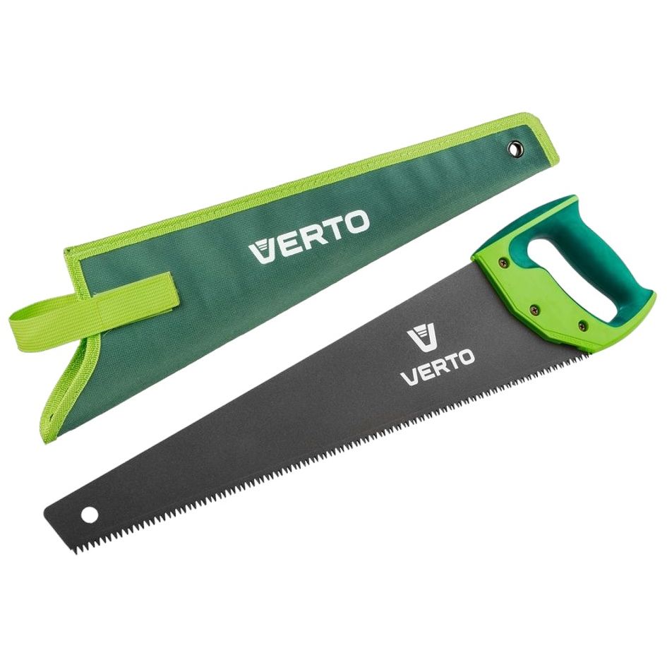 Ножовка по дереву Verto с чехлом 7TPI 450 мм (15G102) - фото 3
