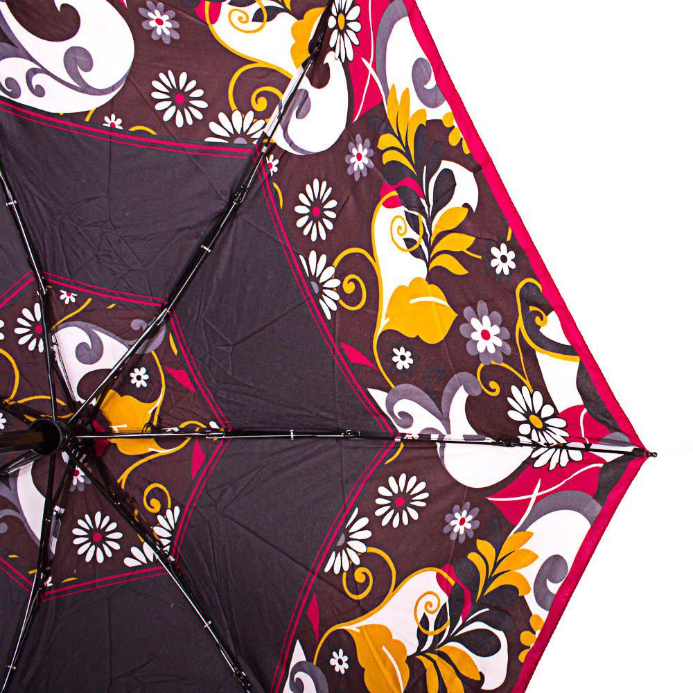 Жіноча складана парасолька повний автомат Airton 93 см різнобарвна - фото 3