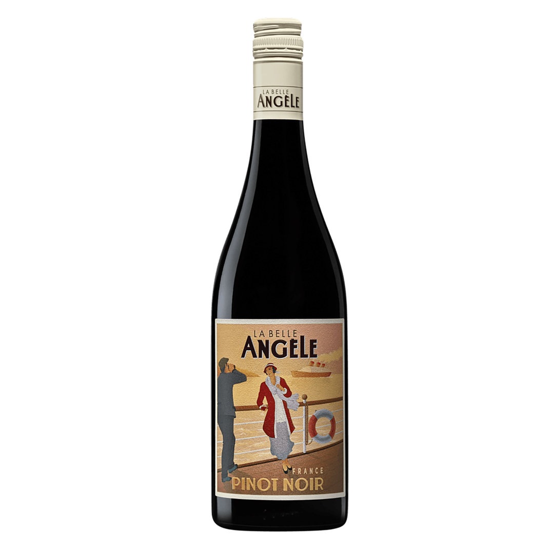 Вино Badet Clement La Belle Angele Pinot Noir, красное, сухое, 13%, 0,75 л (8000019948671) - фото 1