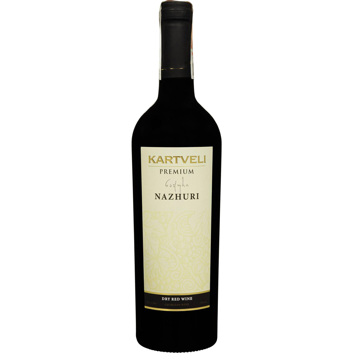 Вино Kartveli Premium Nazhuri, красное, сухое, 0,75 л - фото 1
