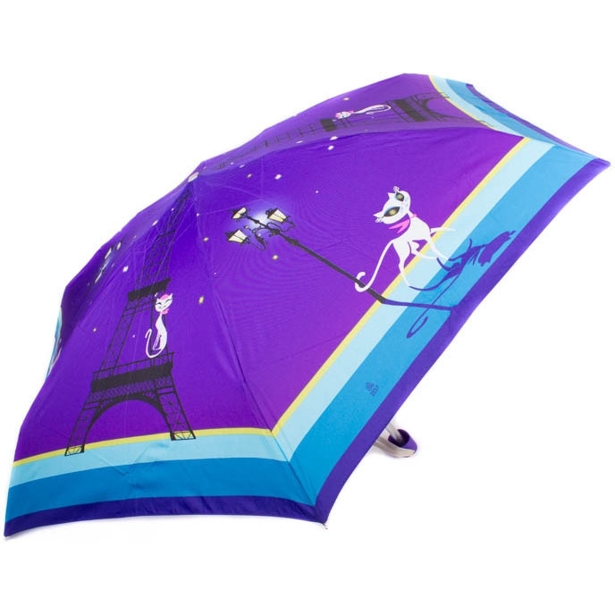 Женский складной зонтик механический Zest 95 см фиолетовый - фото 1