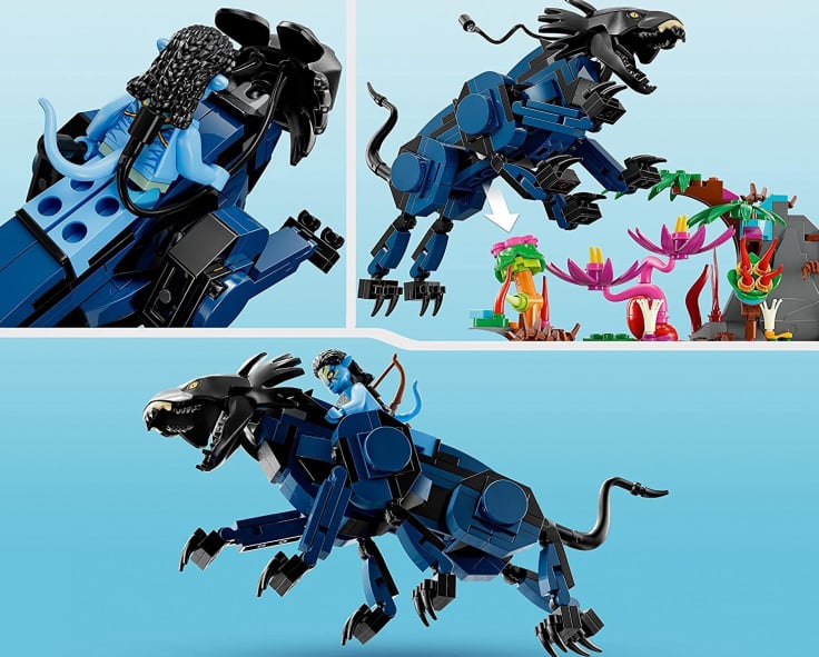 Конструктор LEGO Avatar Нейтірі та Танатор проти костюма AMP Куорича, 560 деталей (75571) - фото 3