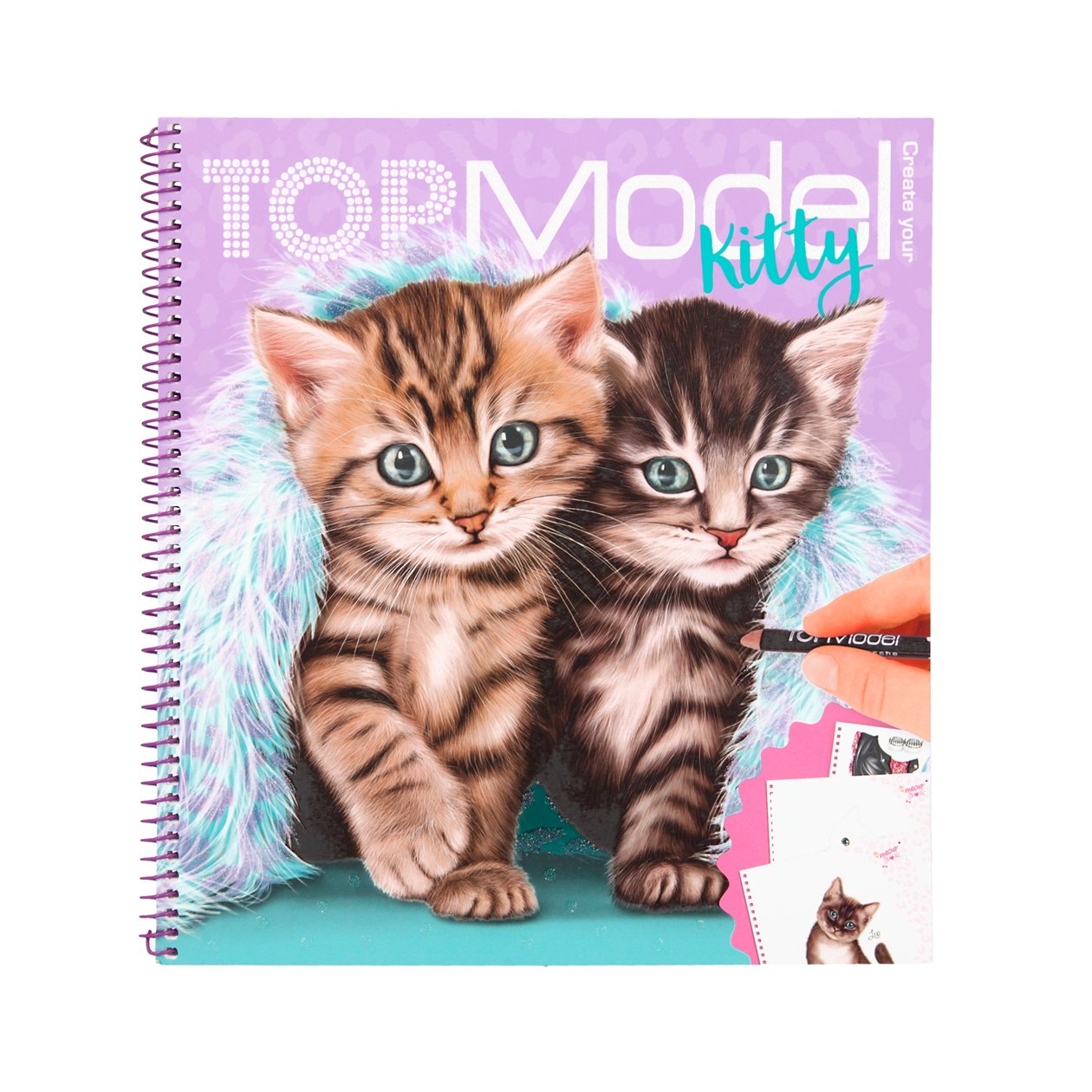 Альбом для розфарбовування Motto A/S Кошенята Top Model (411133) - фото 1
