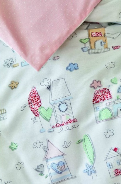 Комплект постельного белья для младенцев Karaca Home Candy pudra 2020-2, ранфорс, разноцвет (svt-2000022246231) - фото 3