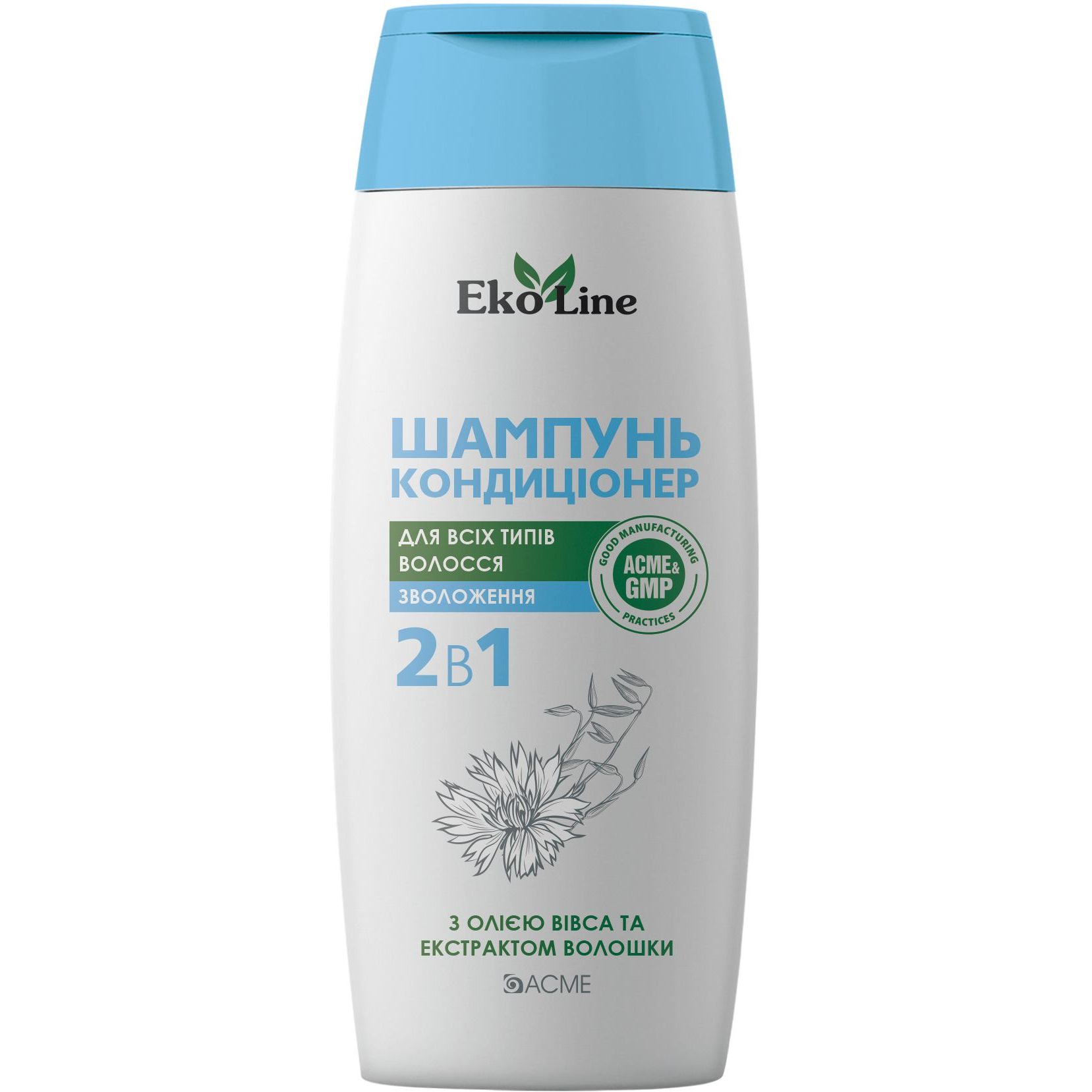 Шампунь-кондиціонер 2 в 1 Acme EkoLine для всіх типів волосся 250 мл (4823115503473) - фото 1