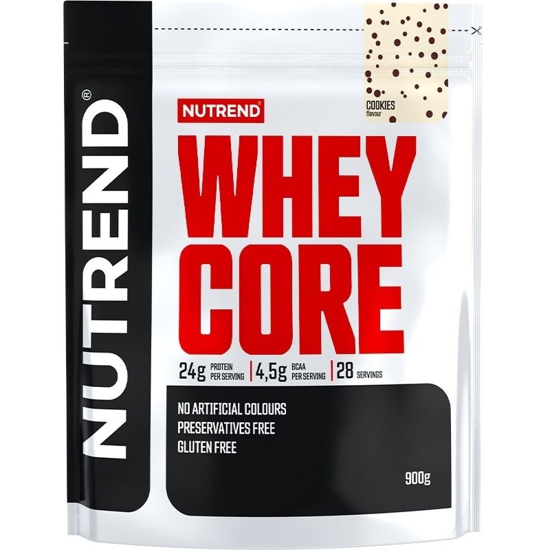 Протеин Nutrend Whey Core Chocolate + Cocoa 900 г - фото 1