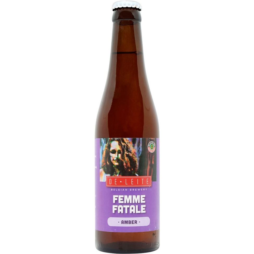 Пиво De Leite Enfant Terriple янтарное нефильтрованное 6.5% 0.33 л - фото 1