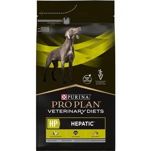 Сухий дієтичний корм для цуценят та дорослих собак Purina Pro Plan HP Hepatic для підтримання функції печінки при хронічній печінковій недостатності 3 кг - фото 2