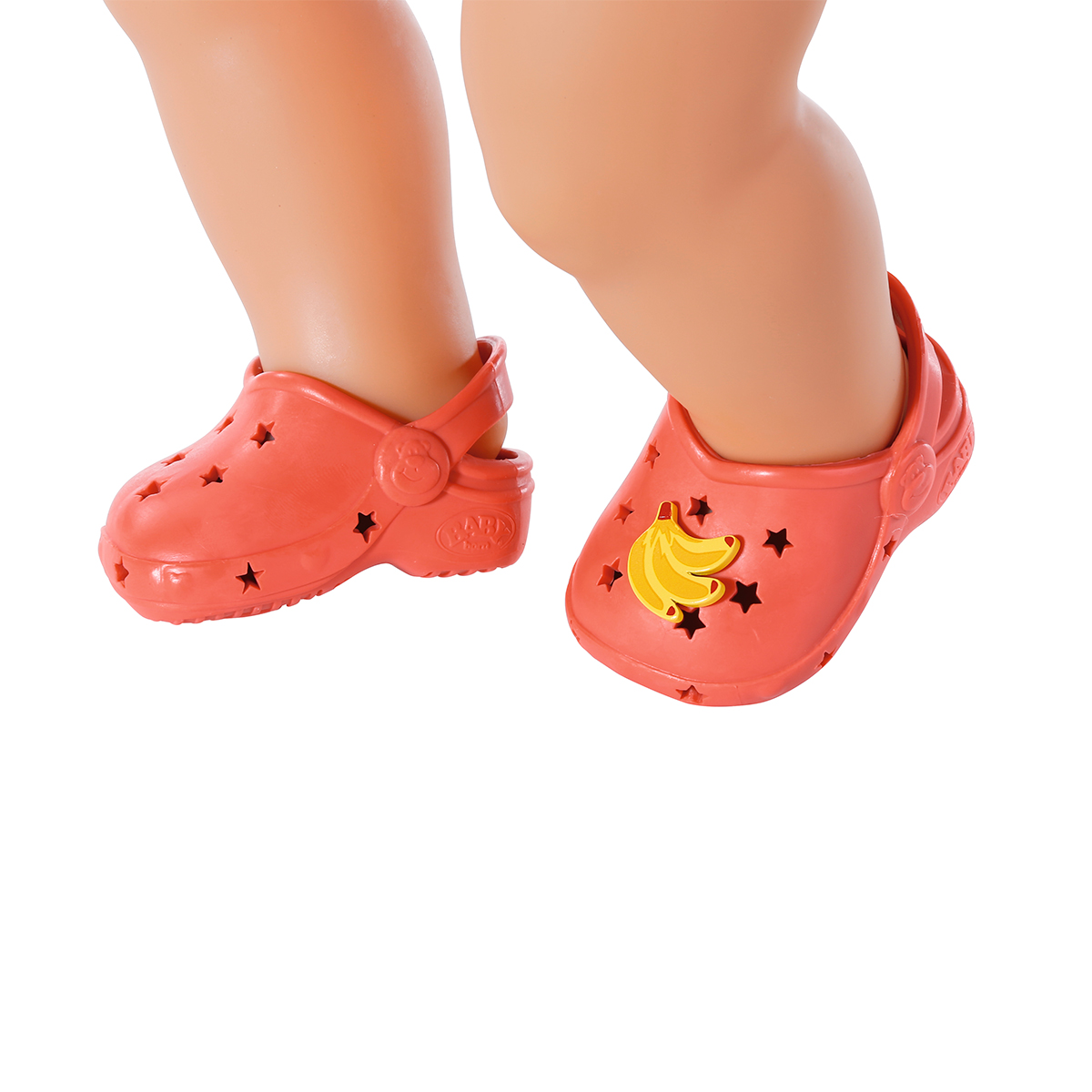 Обувь Baby Born Cандалии с значками, для куклы, красные, 43 см (831809-4) - фото 2