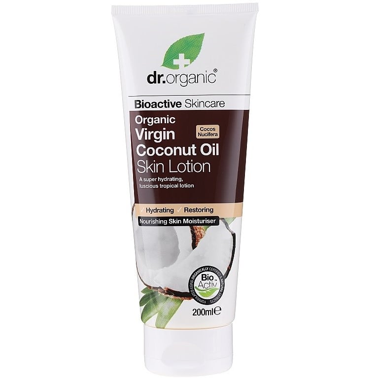 Лосьон для тела Dr. Organic Virgin Coconut Oil Skin Lotion с органическим маслом кокоса 200 мл - фото 1