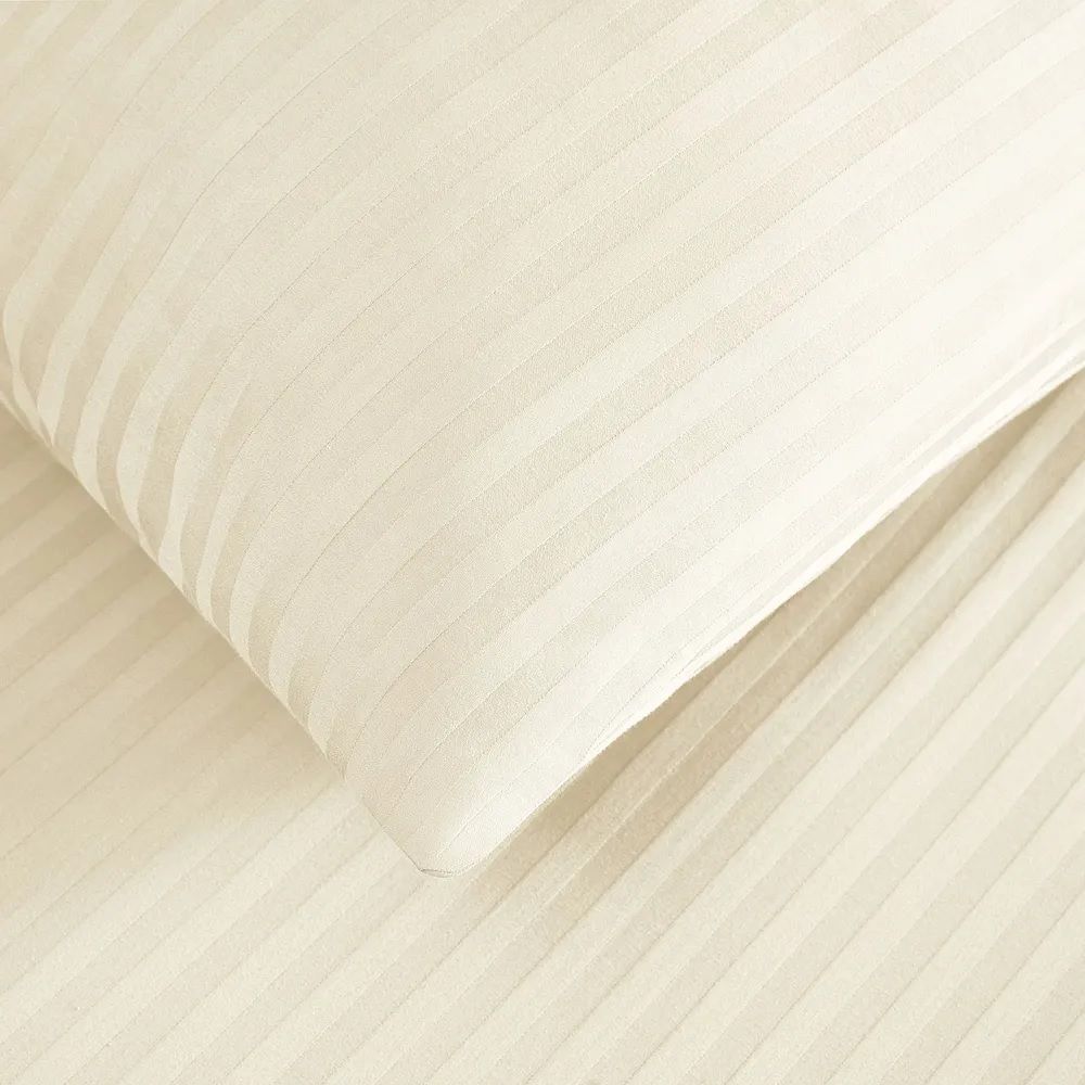 Комплект постельного белья LightHouse Sateen Stripe Cream евростандарт кремовый (603647_2,0) - фото 2