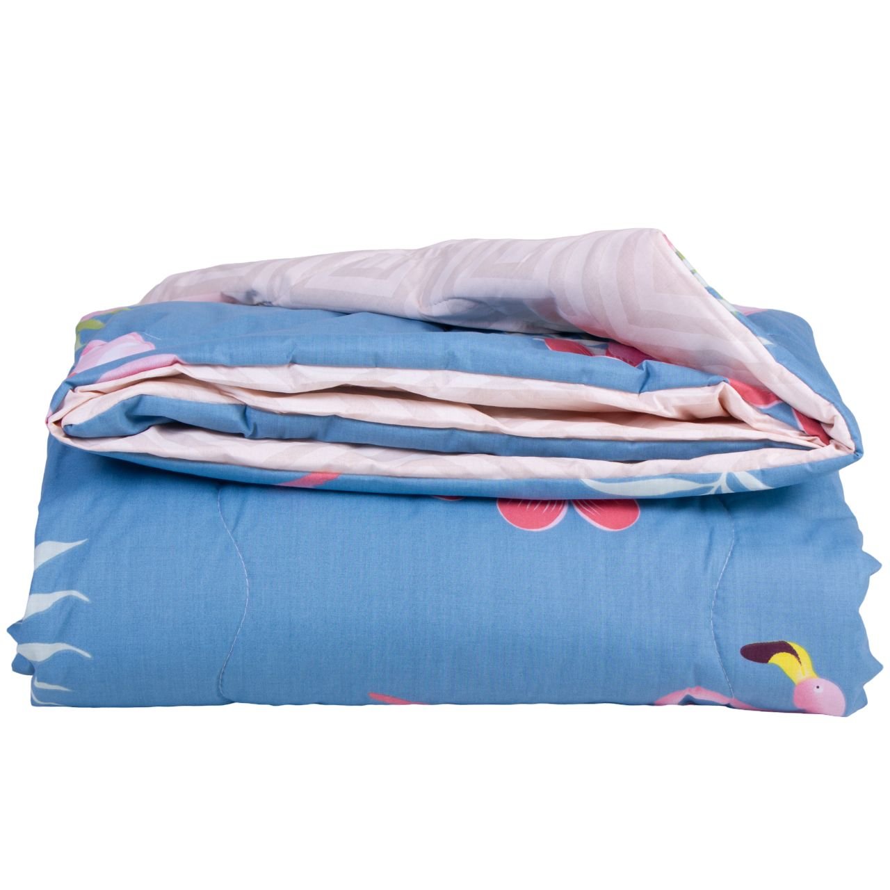 Одеяло хлопковое MirSon Деми №2821 Сolor Fun Line Rolando, 140х110 см, голубое (2200006700166) - фото 2