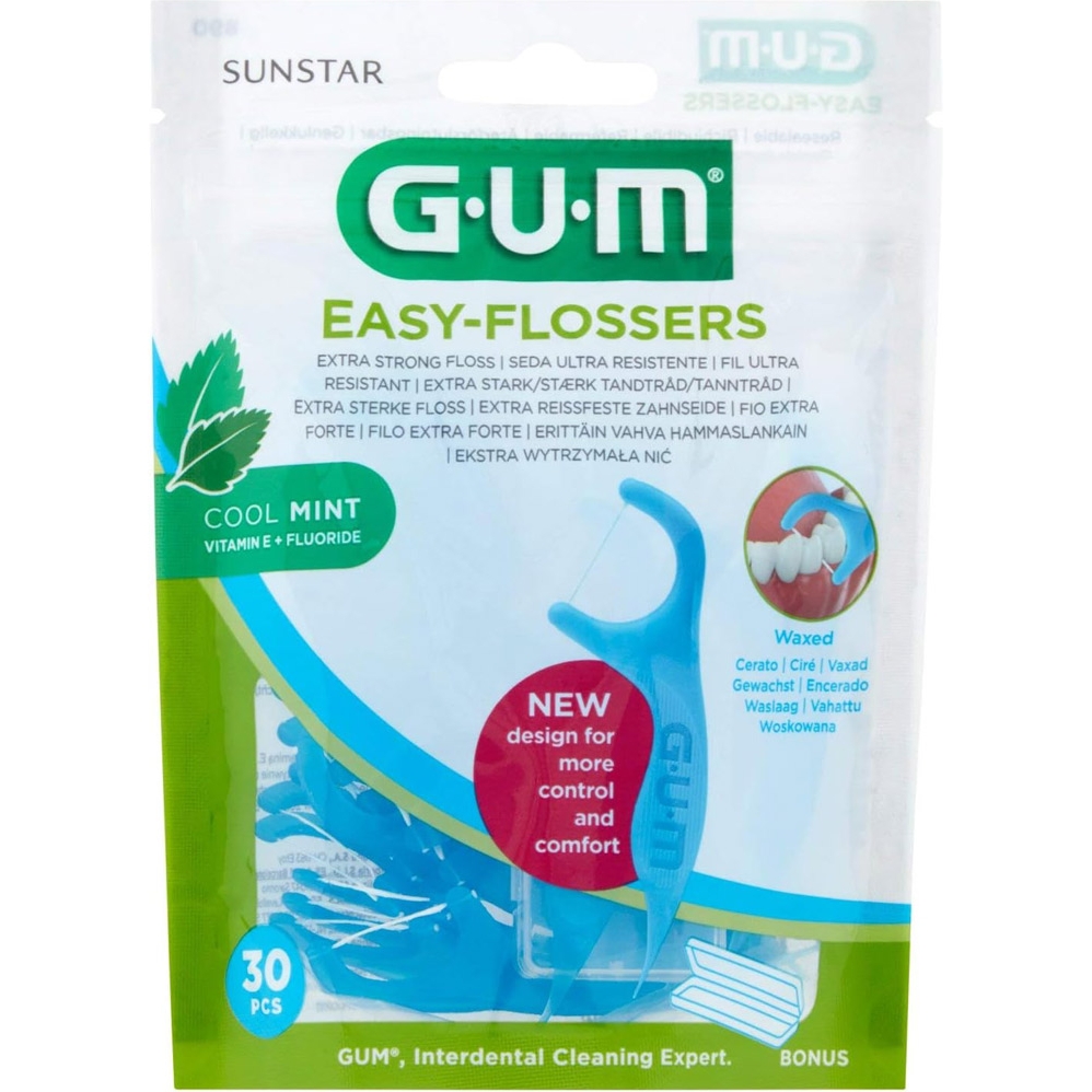 Зубная нить GUM Easy Flossers VIT-E с фторидом 30 шт. - фото 2