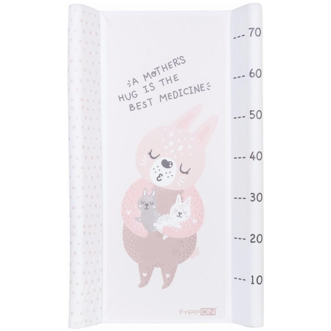 Коврик для пеленания FreeON Love Bunny с укрепленным дном 50х80 см (38718) - фото 1