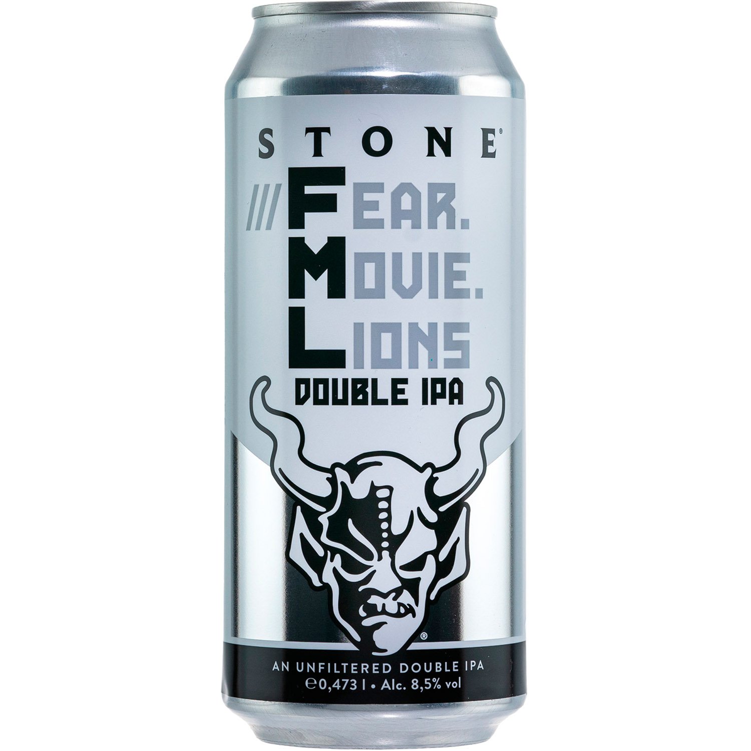 Пиво Stone Fear Movie Lions Hazy Double IPA, напівтемне, 8,5%, з/б, 0,473 л - фото 1