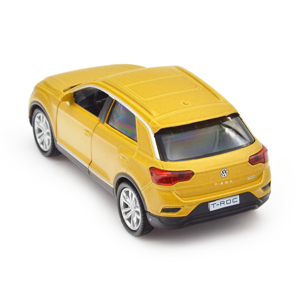 Автомодель TechnoDrive Volkswagen T-Roc 2018 1:32, золотая (250345U) - фото 4