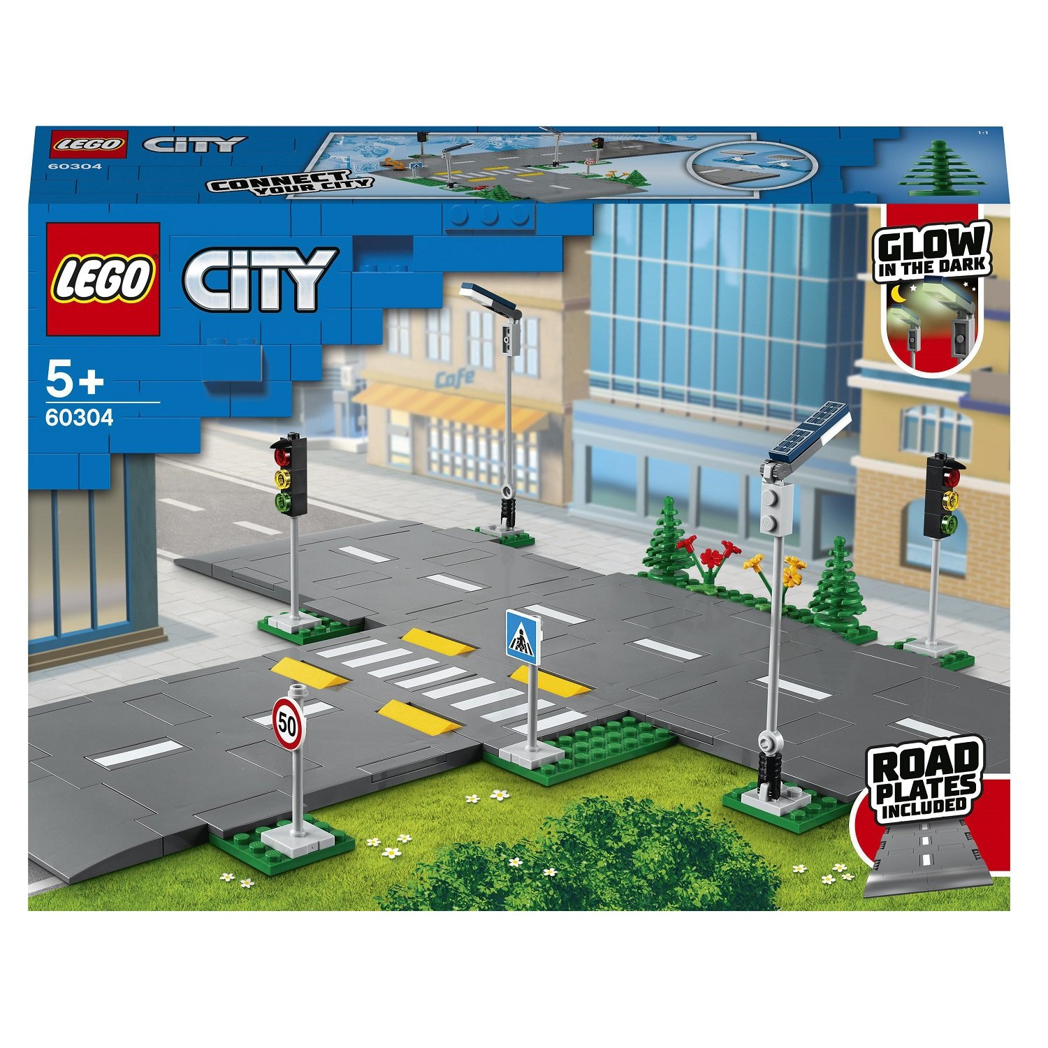Конструктор LEGO City Дорожні плити, 112 деталей (60304) - фото 1