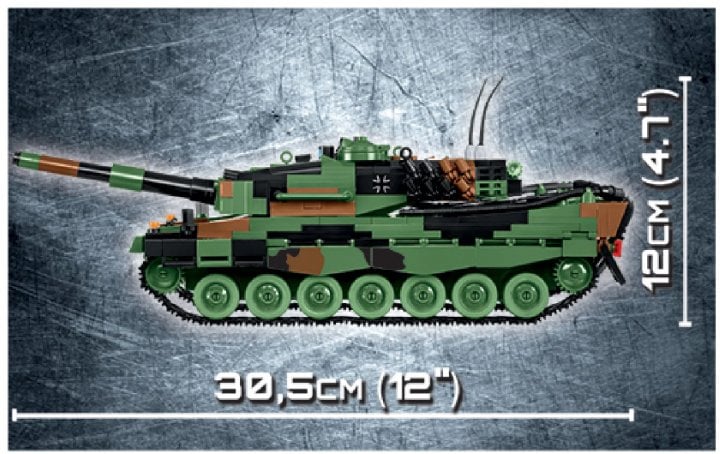Конструктор Cobi Танк Leopard 2A4, масштаб 1:35, 864 деталі (COBI-2618) - фото 11