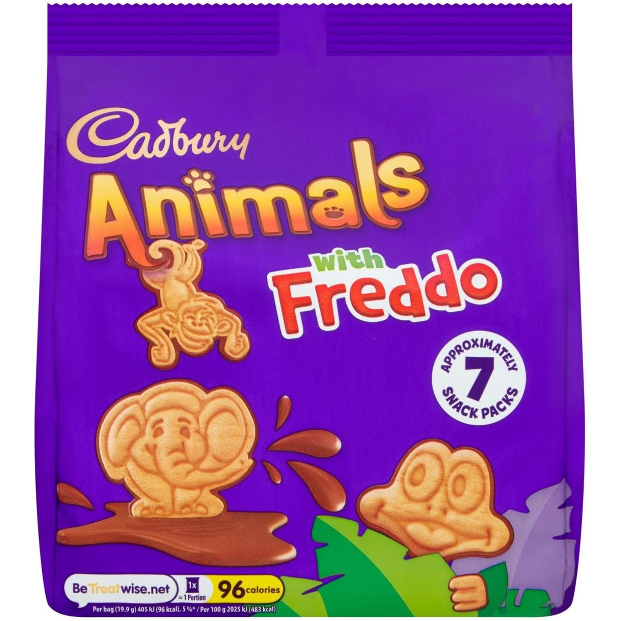 Печенье Cadbury Животные с Фреддо мини, с молочным шоколадом, 139,3 г - фото 1