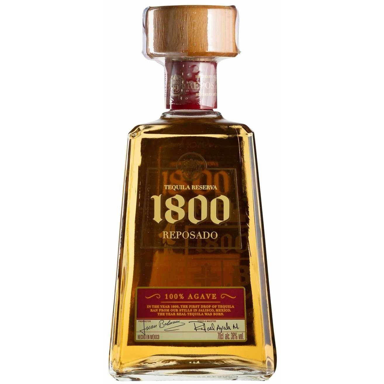 Текіла 1800 Jose Cuervo Reposado 38% 0.7 л - фото 1