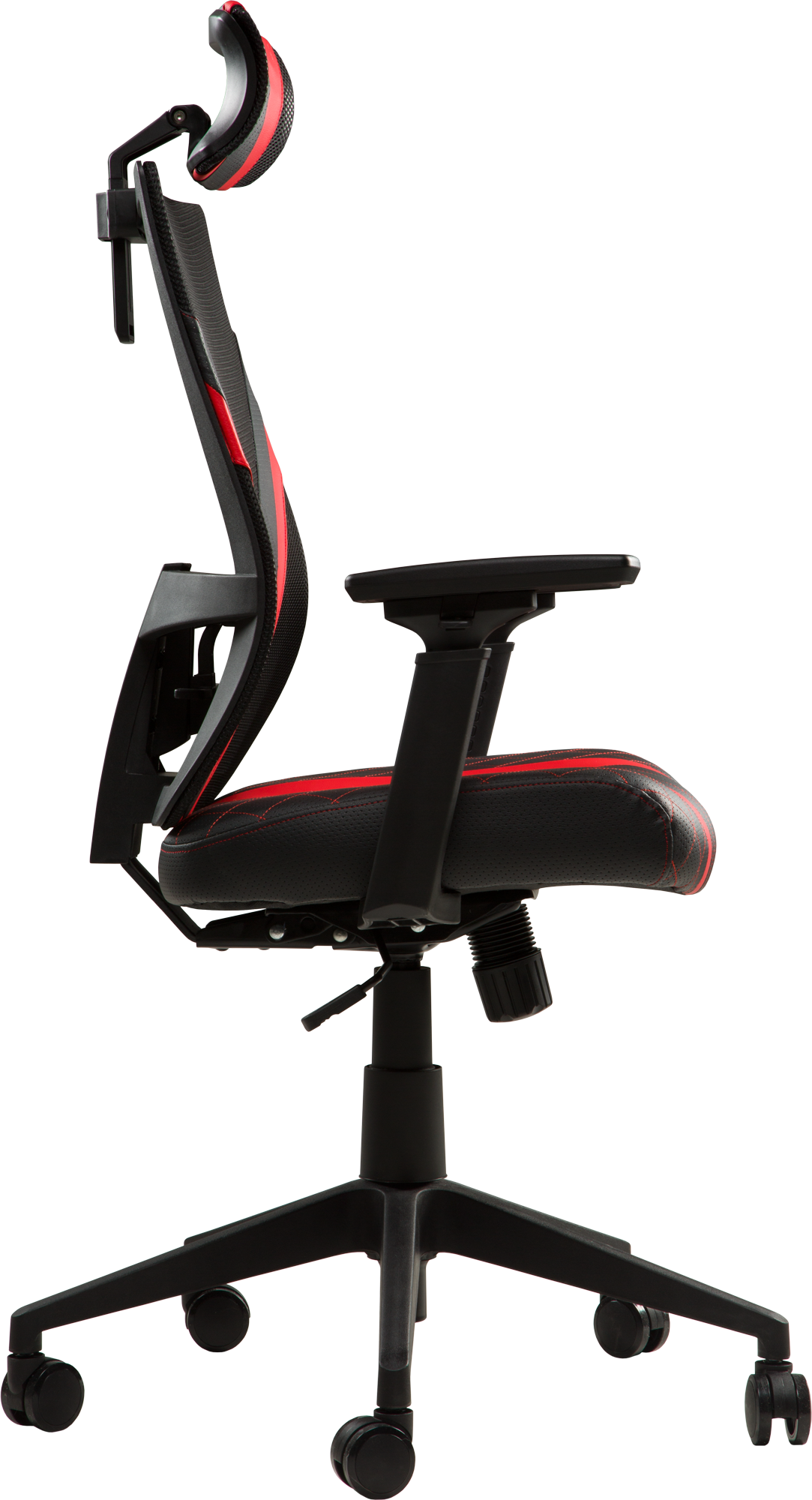 Геймерское кресло GT Racer черное с красным (X-6674 Black/Red) - фото 3