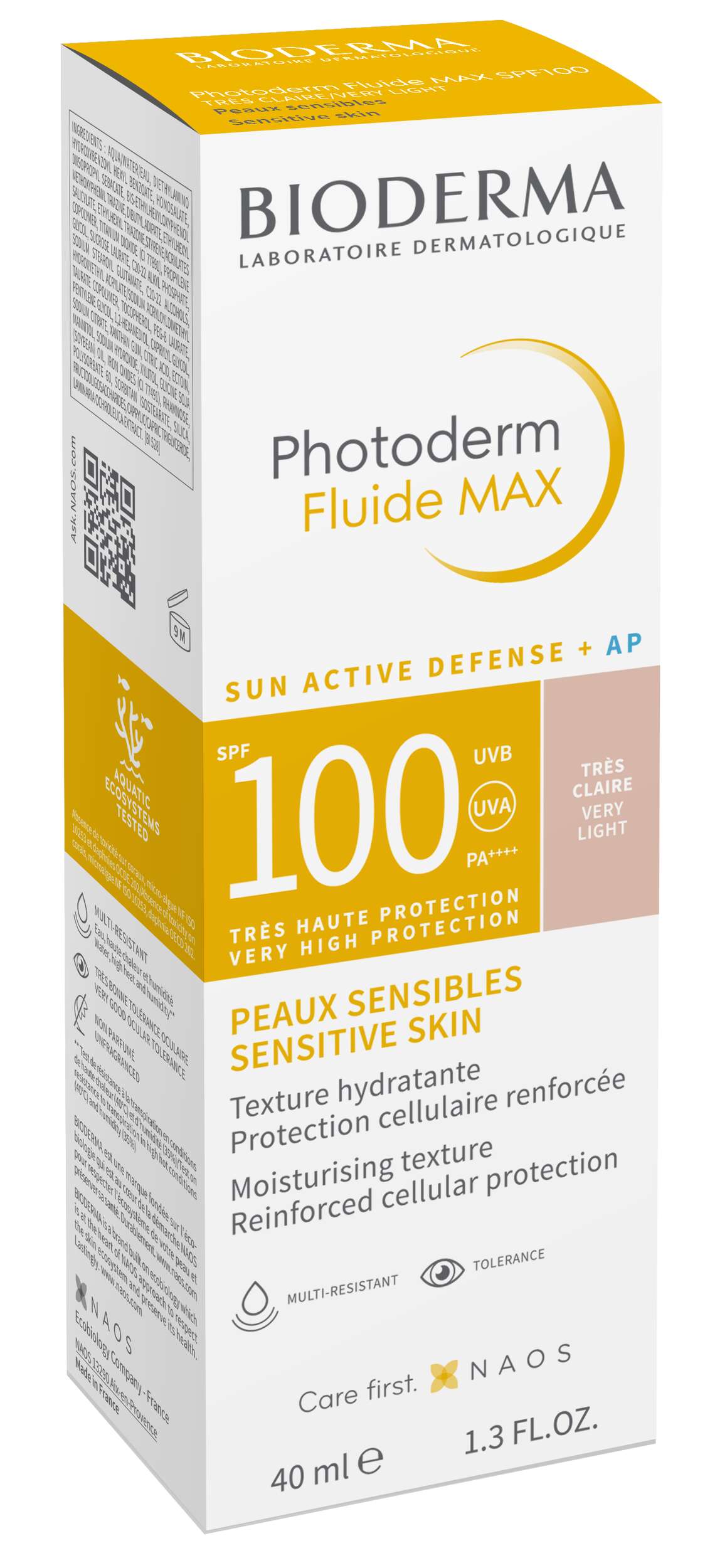 Солнцезащитный флюид для лица Bioderma Photoderm Fluide Max SPF100 PA ++++ 40 мл - фото 3