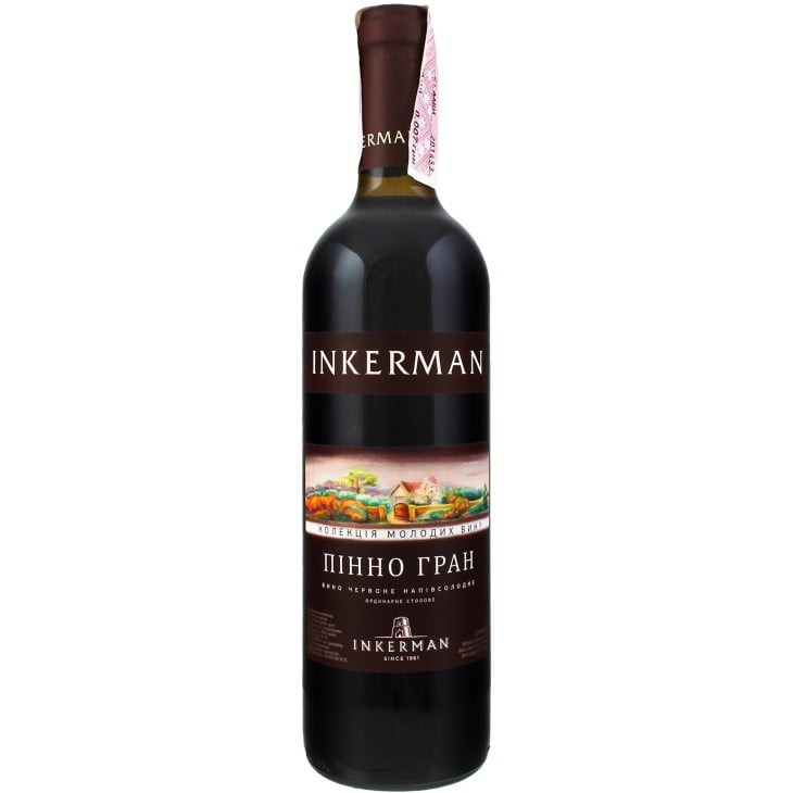 Вино Inkerman Пінно Гран, 13%, 0,7 л (AS1N171) - фото 1