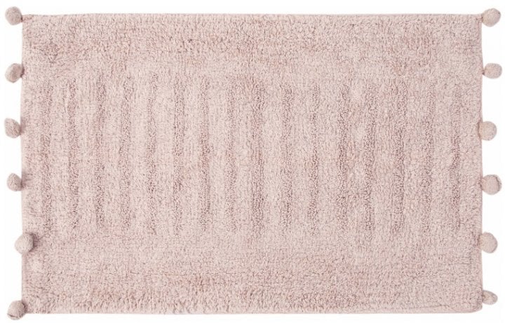 Набір килимків Irya Arline lila, 80х55 см і 60х40 см, світло-рожевий (svt-2000022273558) - фото 1
