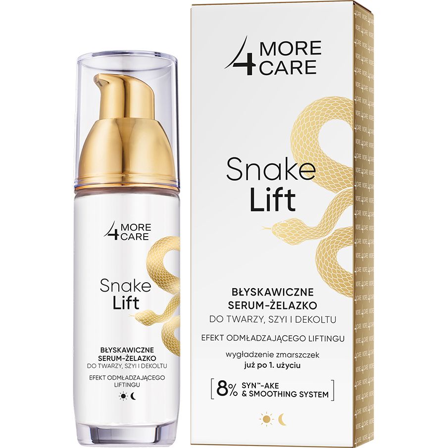 Сироватка More4Care Snake Lift Instant Serum для обличчя, шиї та декольте 35 мл - фото 3