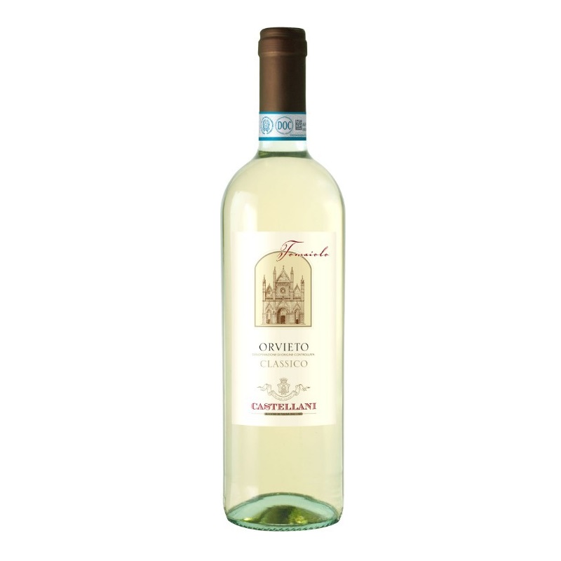 Вино Castellani Orvieto Classico Tomaiolo DOC, белое, сухое, 12%, 0,75 л - фото 1