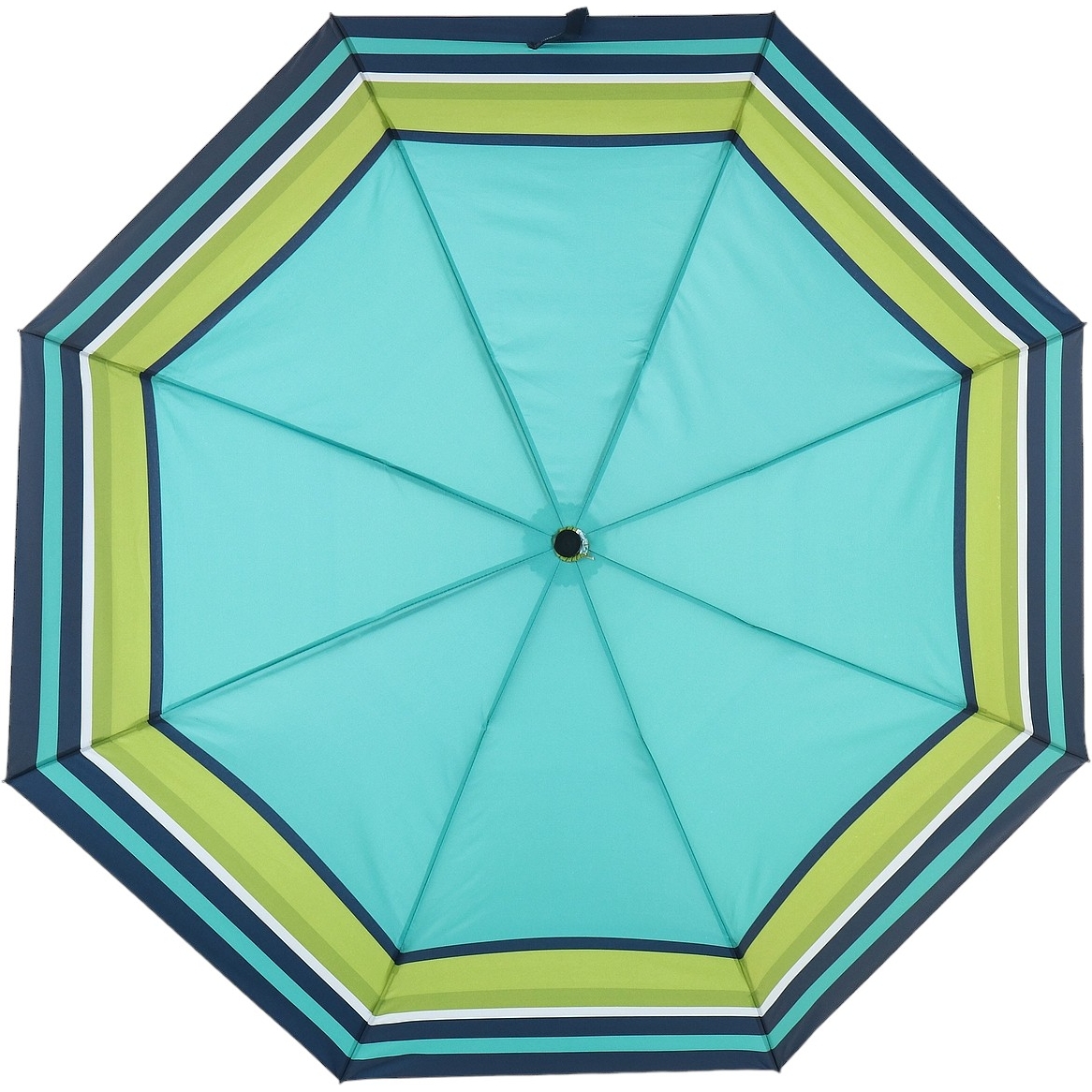 Женский складной зонтик механический Art Rain 99 см зеленый - фото 1