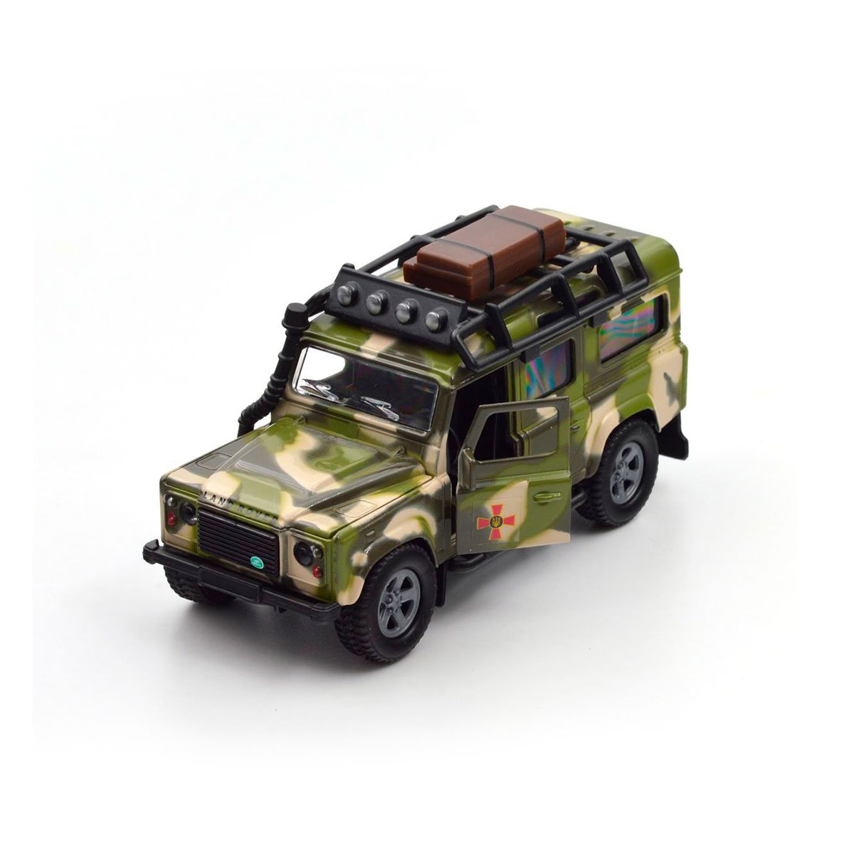 Ігровий набір TechnoDrive Land Rover Defender Military з причепом (520027.270) - фото 8