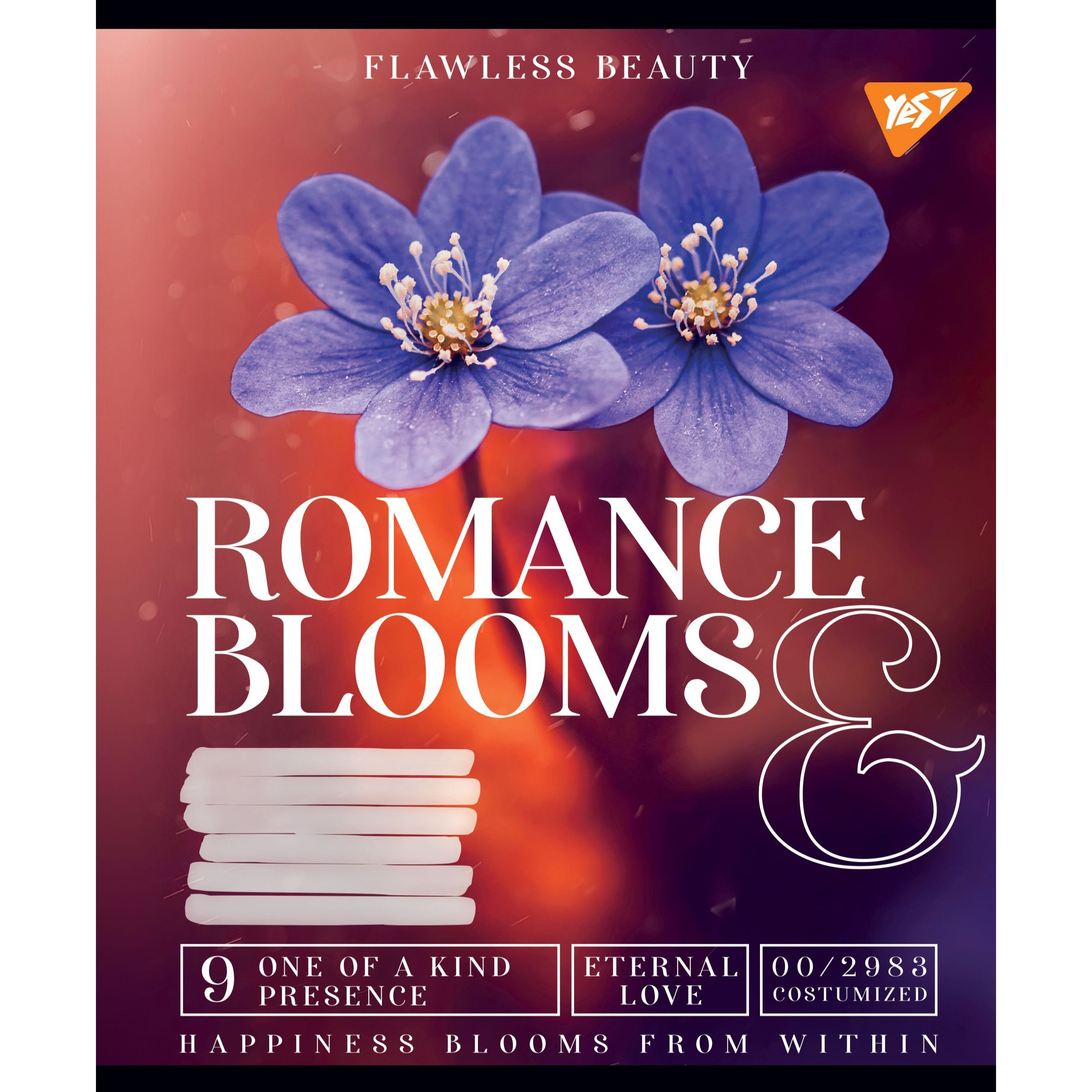 Тетрадь общая Yes Romance Blooms, A5, в линию, 48 листов - фото 4