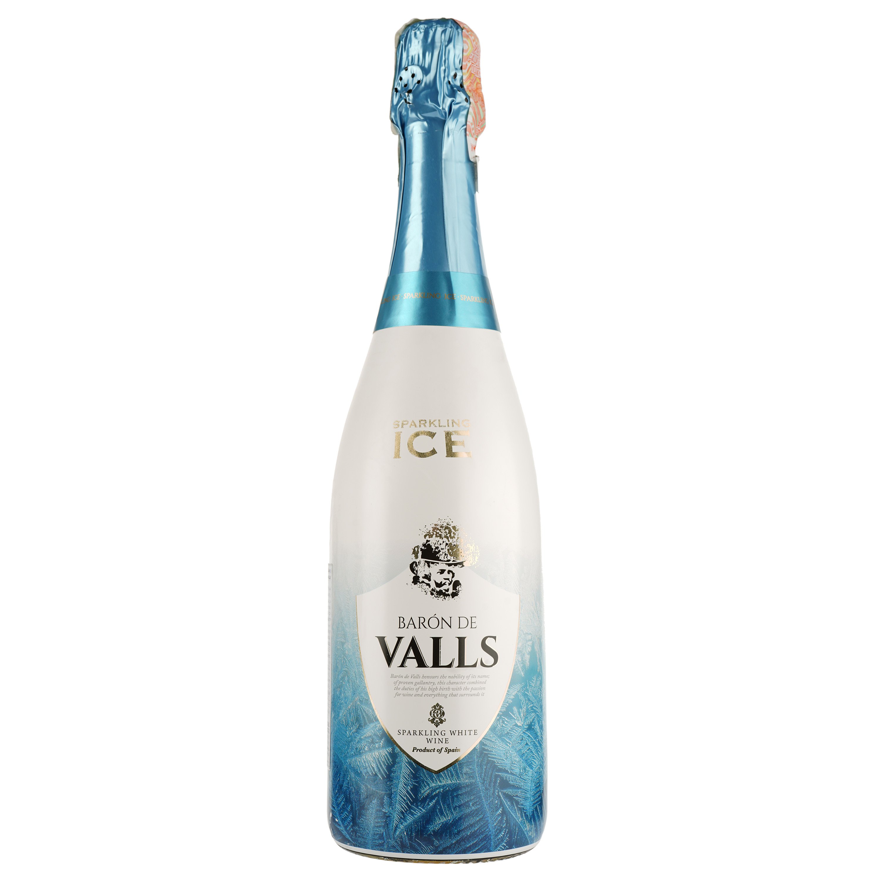 Вино игристое Baron de Valls Ice Sparkling White, белое, полусухое, 10%, 0,75 л - фото 1