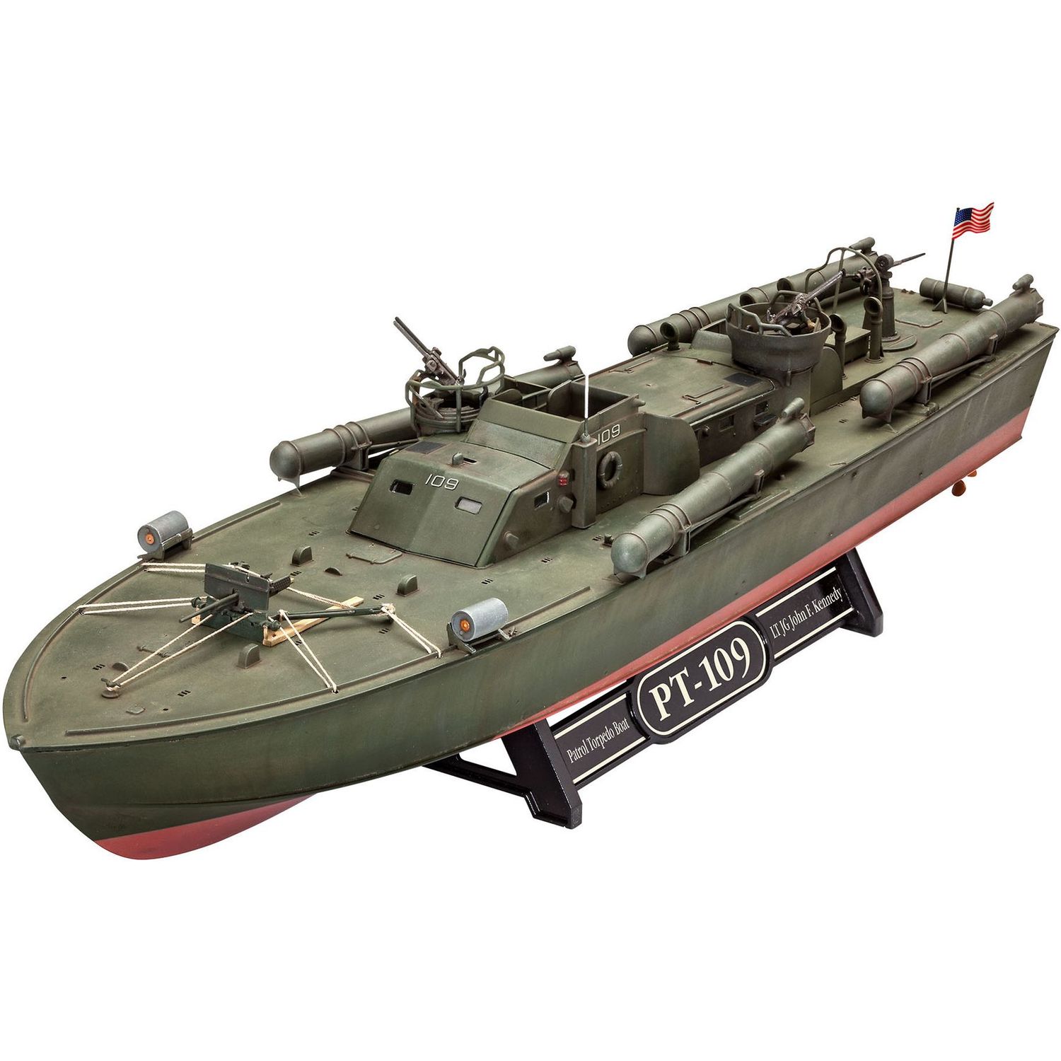 Збірна модель Revell Патрульний торпедний катер PT-109 рівень 4, масштаб 1:72, 146 деталей (RVL-05147) - фото 4