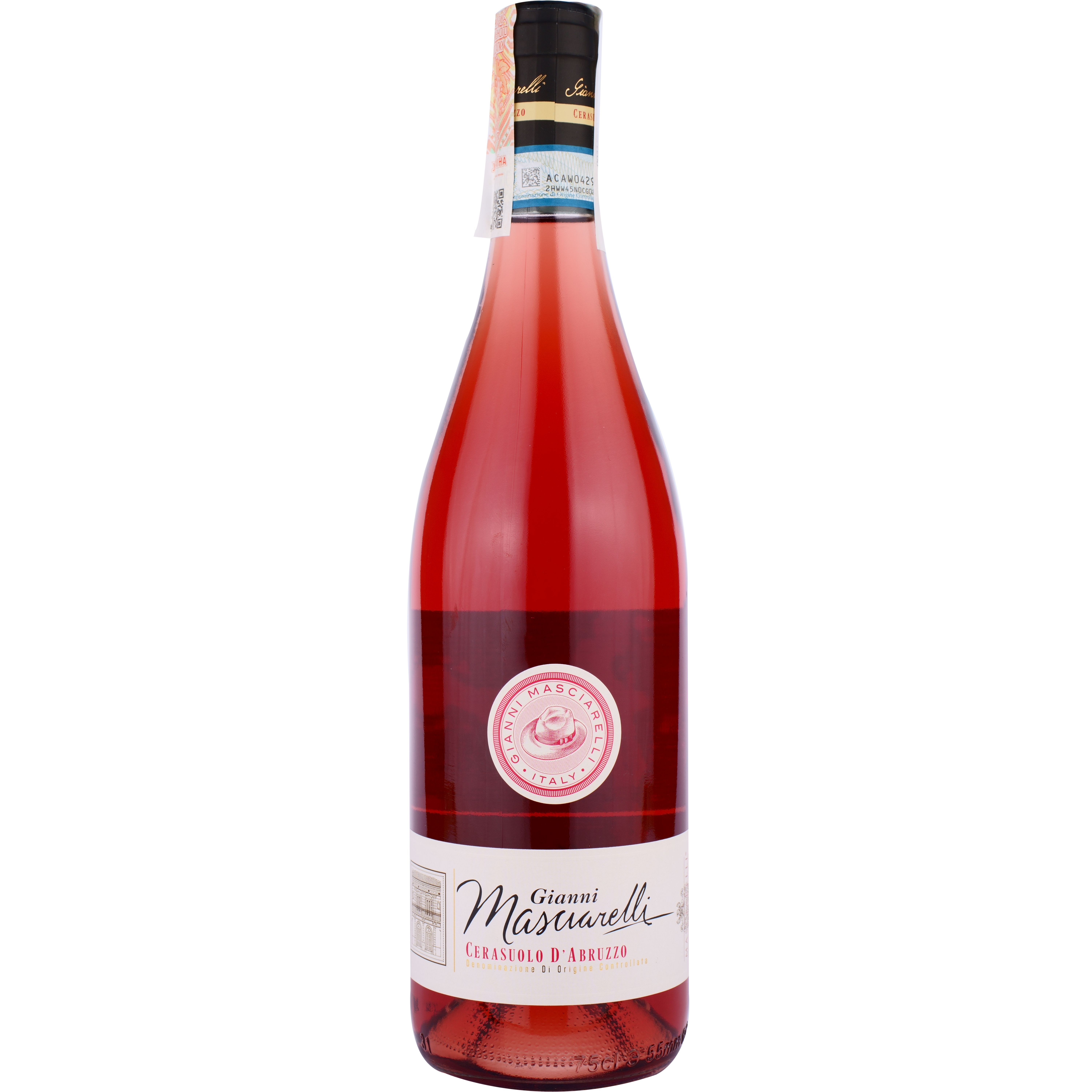 Вино Masciarelli Cerasuolo d'Abruzzo Gianni DOC, рожеве, сухе, 14,5%, 0,75 л - фото 1