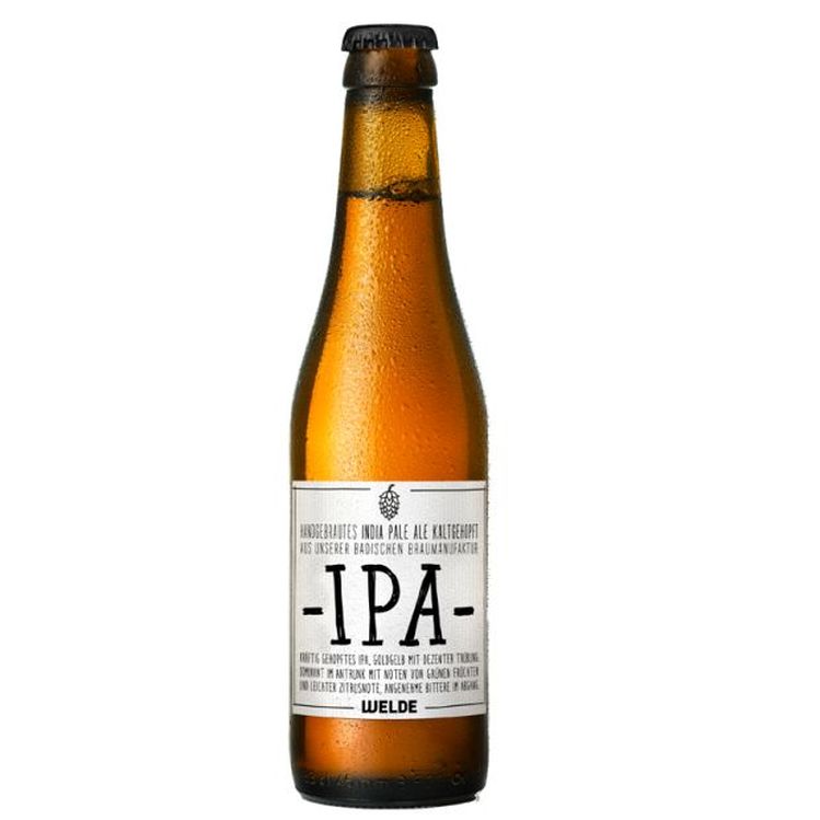 Пиво Welde Craft IPA светлое фильтрованное 6.7% 0.33 л - фото 1