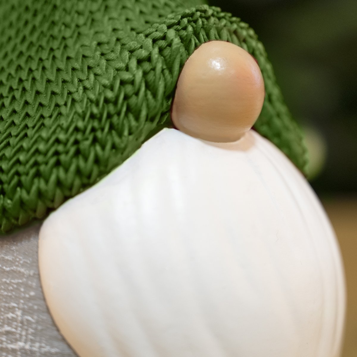 Декоративная статуэтка MBM My Home Гном зелено-белая 25 см (DH-ST-32 GREEN/WHITE) - фото 6