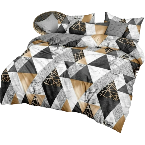 Комплект постельного белья Novita Бязь, двуспальный, серый (23920) - фото 1