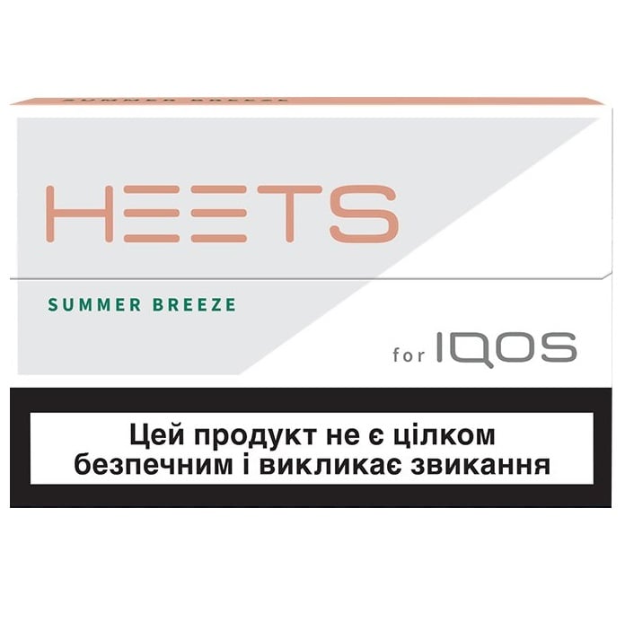 Стіки для електричного нагріву тютюну Heets Summer Breeze, 1 пачка (20 шт.) (877014) - фото 1