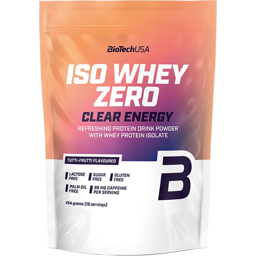 Протеин Biotech Iso Whey Zero Clear Energy Tutti Frutt 1 кг - фото 1