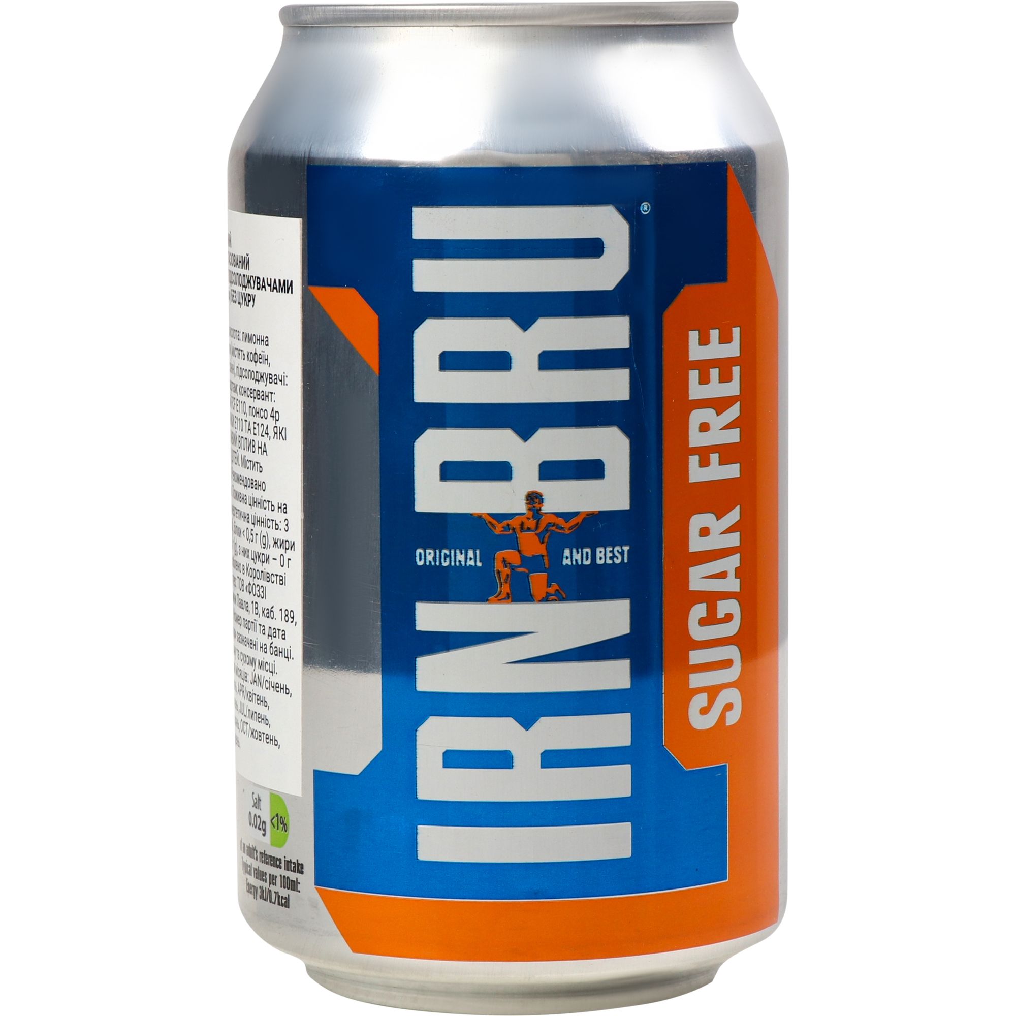 Напиток Irn-Bru Sugar Free сильногазированный 0.33 л (951266) - фото 2