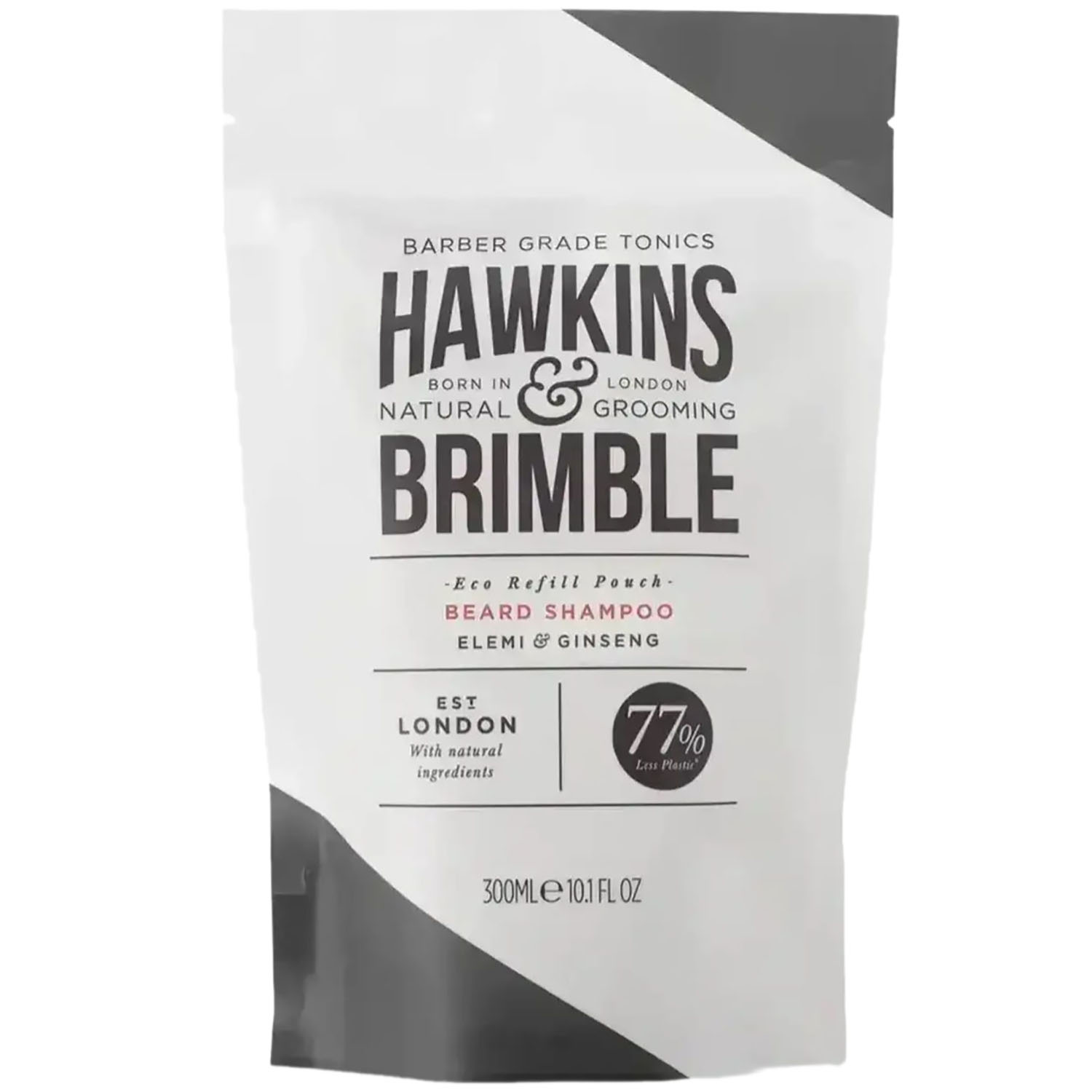 Шампунь для бороди Hawkins & Brimble Beard Shampoo Pouch 300 мл - фото 1