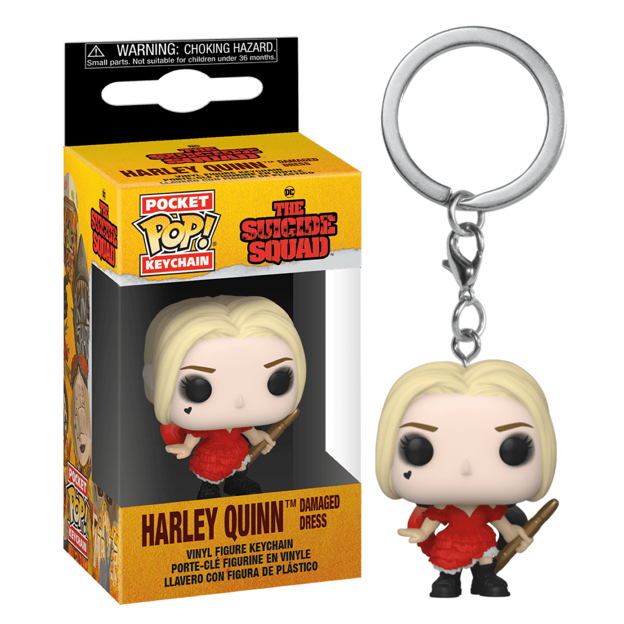 Фігурка-брелок Funko Pop! Harley Quinn Damaged Dress (FP B HQ 1111) - фото 2