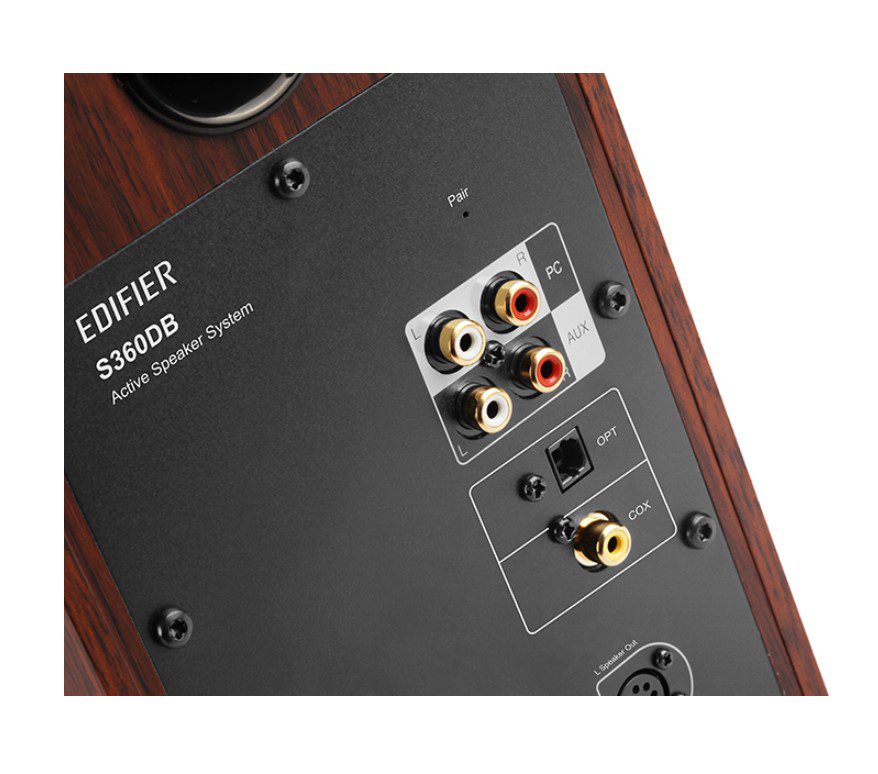 Акустична система Edifier S-360DB Bluetooth Black / Brown із сабвуфером - фото 6