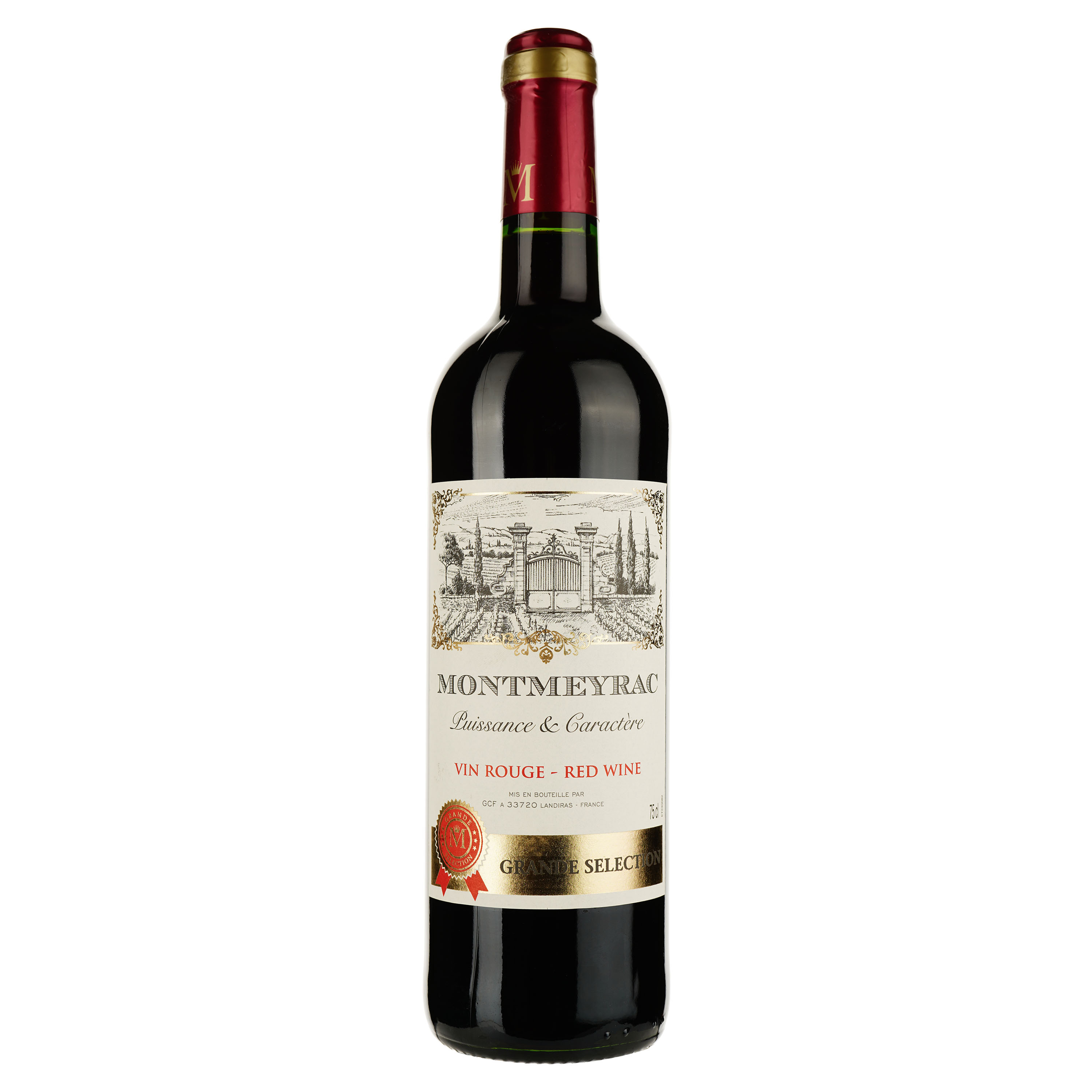 Вино Montmeyrac Rouge Sec, красное, сухое,0,75 л (637669) - фото 1