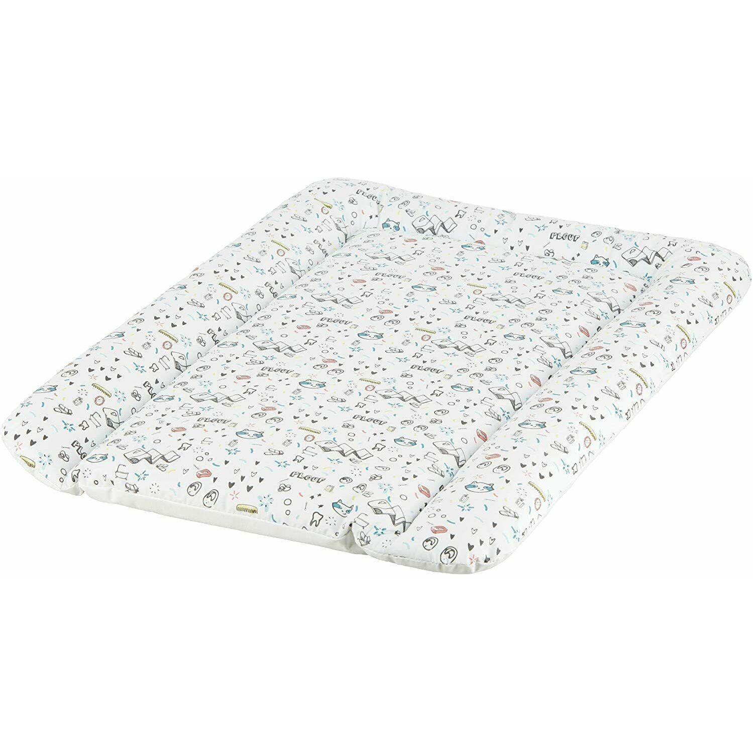 Пеленальний столик Badabulle настінний, з пеленальним килимком, білий (B035201) - фото 2