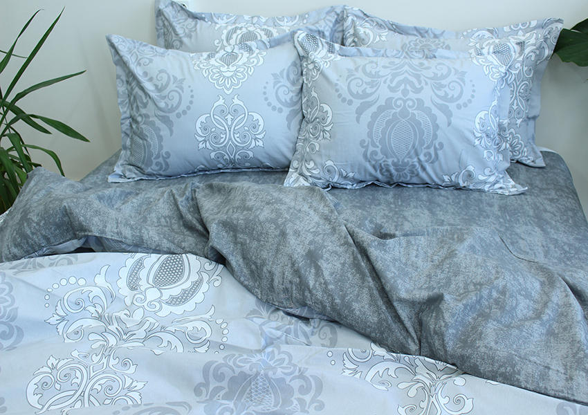 Комплект постельного белья TAG Tekstil с компаньоном Евро 000210668 (R-T9249) - фото 2