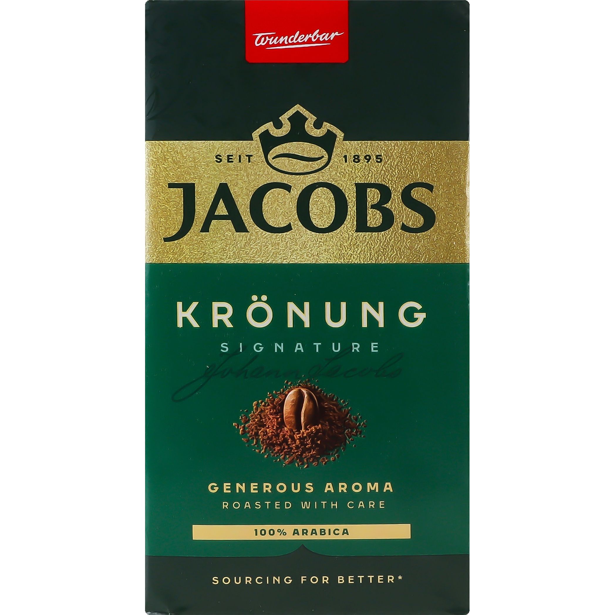 Кофе молотый Jacobs Kronung натуральный жареный 250 г - фото 1