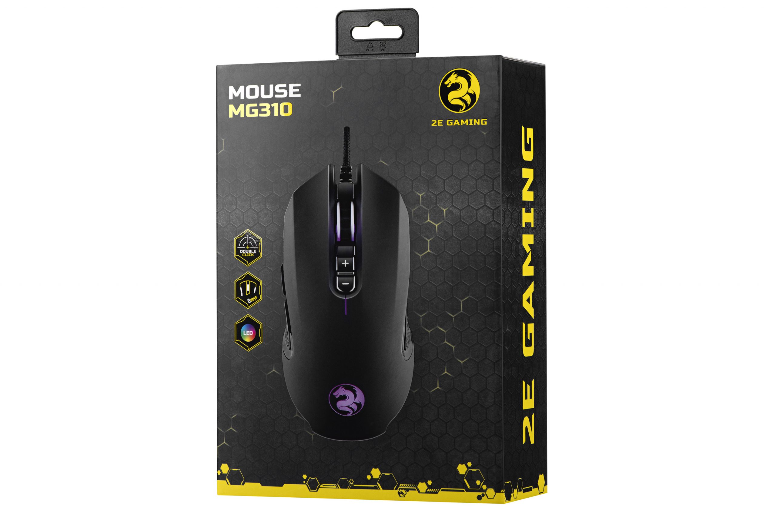 Геймерская мышь 2E Gaming MG310 LED USB Black - фото 3